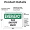 Signmission Gas Shutoff Valve, 24 in W x Rectangle, Vinyl Decal OS-2PACK-EM-D-1824-L-10386 - alternate 3